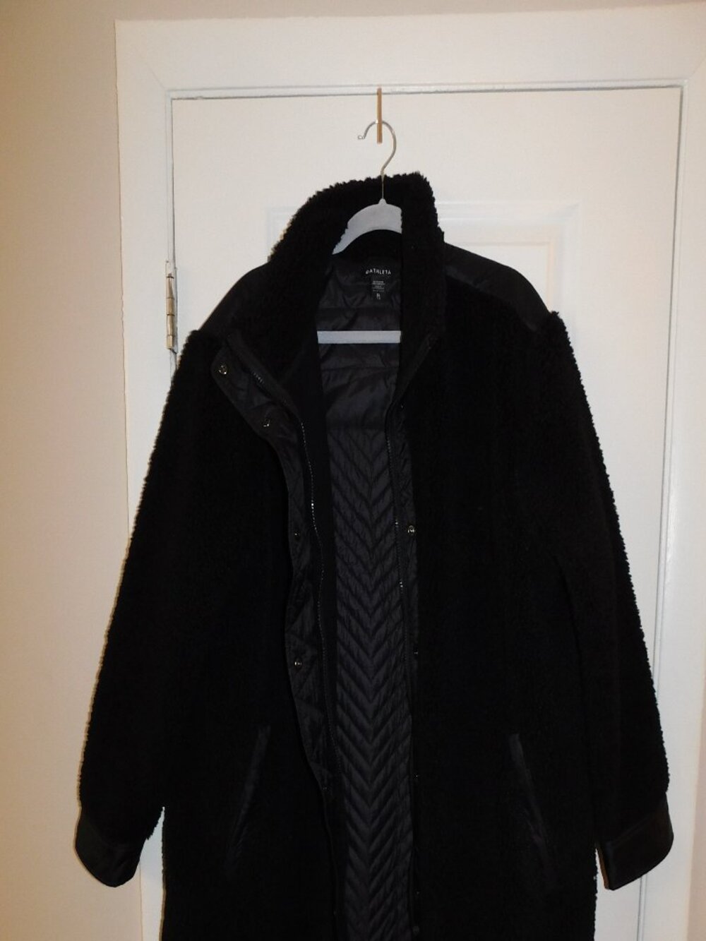 XL Tall Athleta Cozy Fleece Hybrid Winter Coat